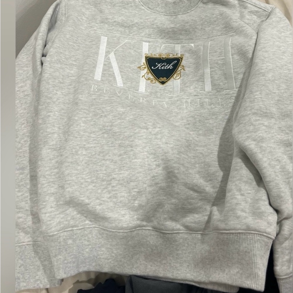 KITH gray beverly hill sweatshirt